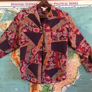 Vintage Casual Corner silk shirt